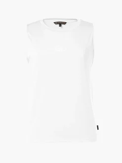 Longsleeves & T-Shirts-Goldbergh GIGI Sleeveless Top white