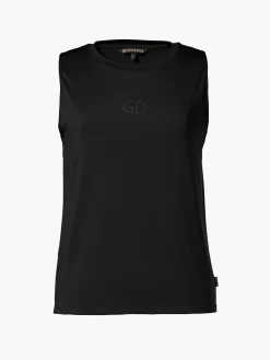 Longsleeves & T-Shirts-Goldbergh GIGI Sleeveless Top black
