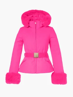Ski Jassen-Goldbergh GISELLE FAUX BORDER Ski Jacket passion pink