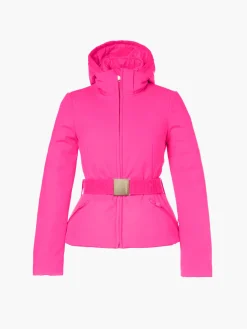 Ski Jassen-Goldbergh GISELLE FAUX BORDER Ski Jacket passion pink