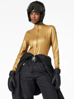 Longsleeves & T-Shirts|Pully'S-Goldbergh GLAMOUR Ski Pully gold