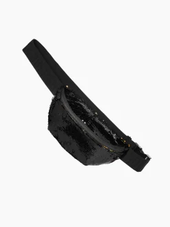 Accessories|Accessories-Goldbergh GLITTER Fanny Pack black