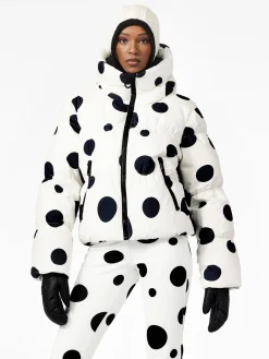 Ski Jassen-Goldbergh GRAND Ski Jacket dot cream