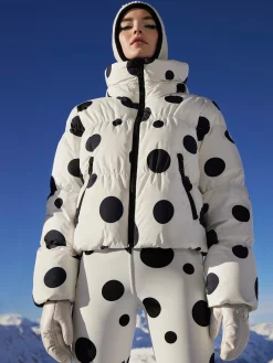 Ski Jassen-Goldbergh GRAND Ski Jacket dot cream