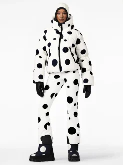 Ski Jassen-Goldbergh GRAND Ski Jacket dot cream