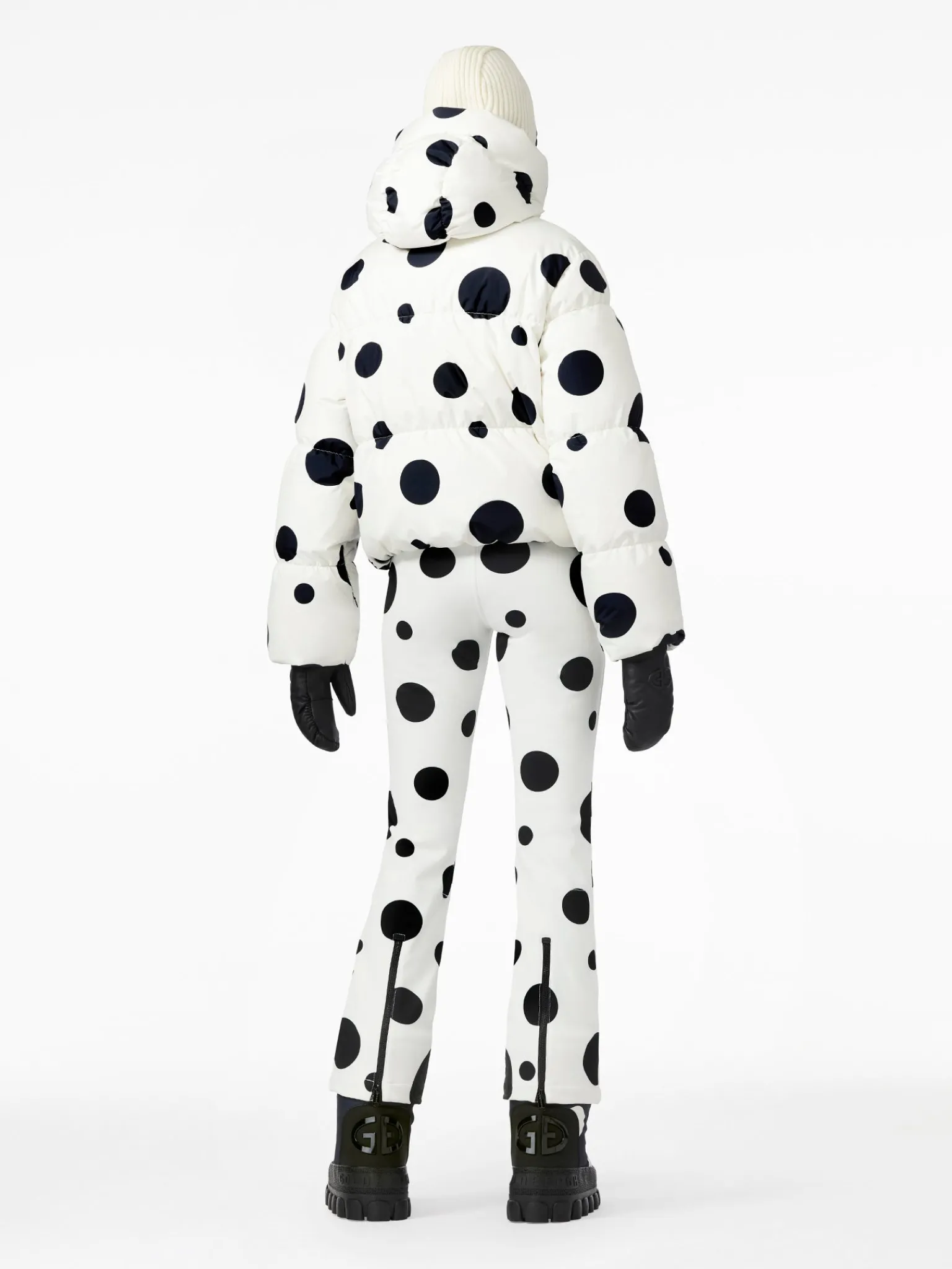 Ski Jassen-Goldbergh GRAND Ski Jacket dot cream