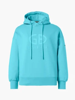 Matching Sets|Sweaters & Hoodies-Goldbergh HARVARD Hoodie atlantic blue