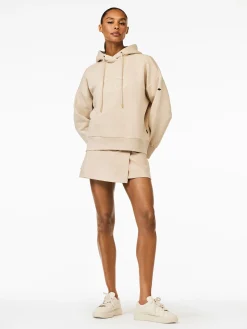 Matching Sets|Sweaters & Hoodies-Goldbergh HARVARD Hoodie white sand