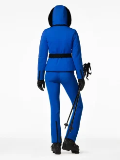 Ski Jassen-Goldbergh Hida Faux Border Ski Jacket Dazzling blue