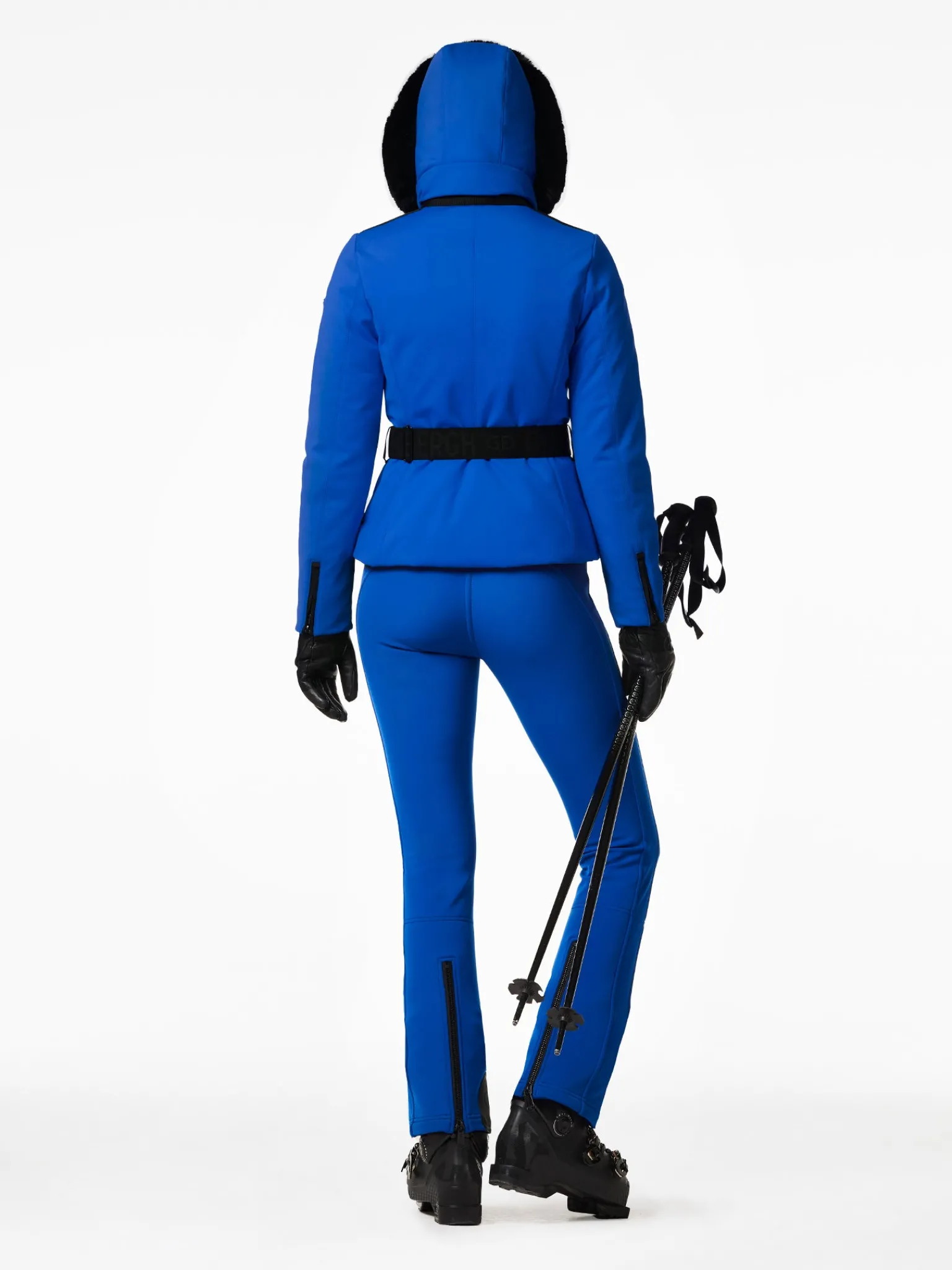 Ski Jassen-Goldbergh Hida Faux Border Ski Jacket Dazzling blue