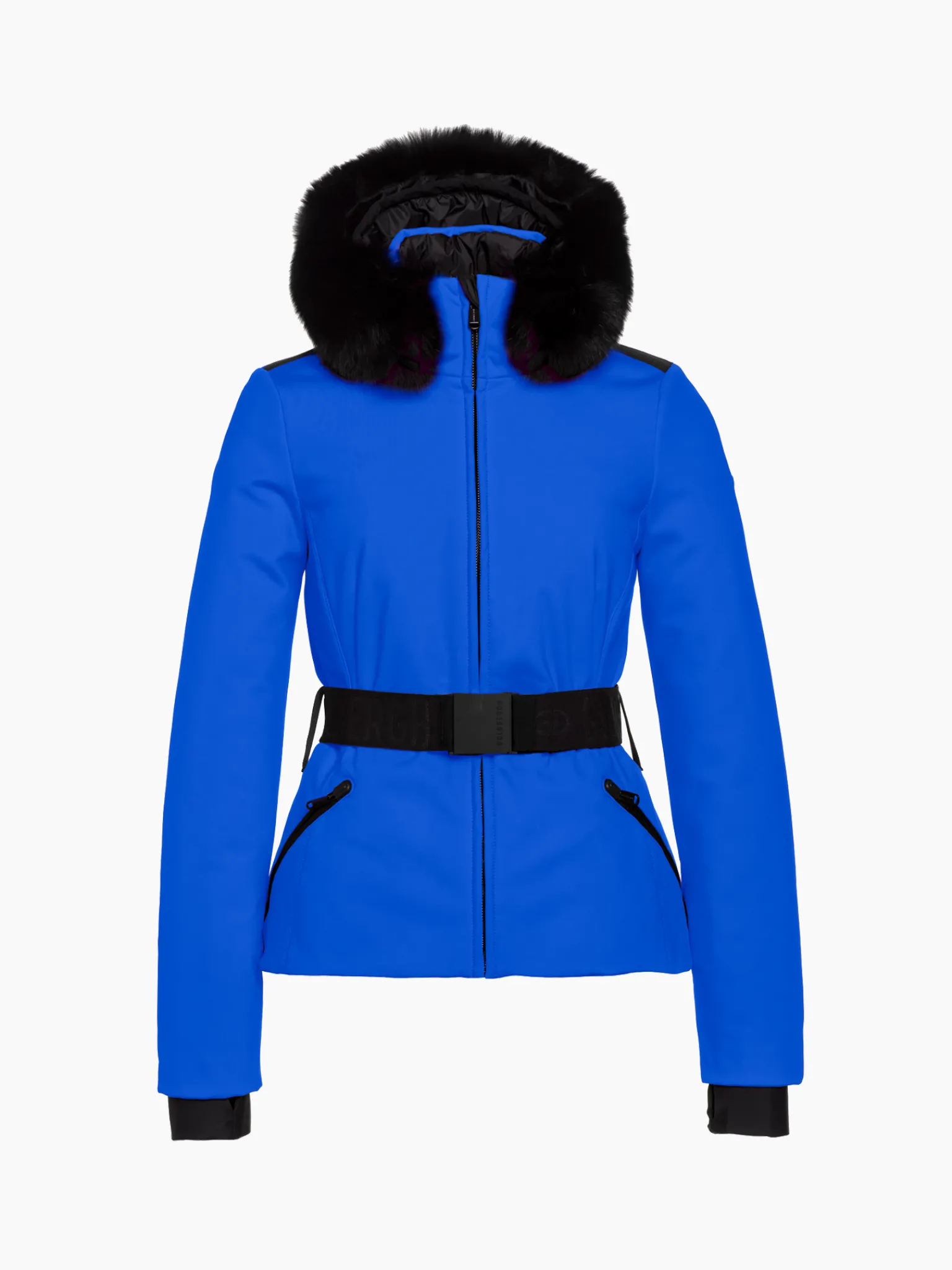 Ski Jassen-Goldbergh Hida Faux Border Ski Jacket Dazzling blue