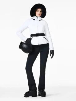 Ski Jassen-Goldbergh Hida Faux Border Ski Jacket White