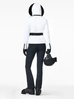 Ski Jassen-Goldbergh Hida Faux Border Ski Jacket White