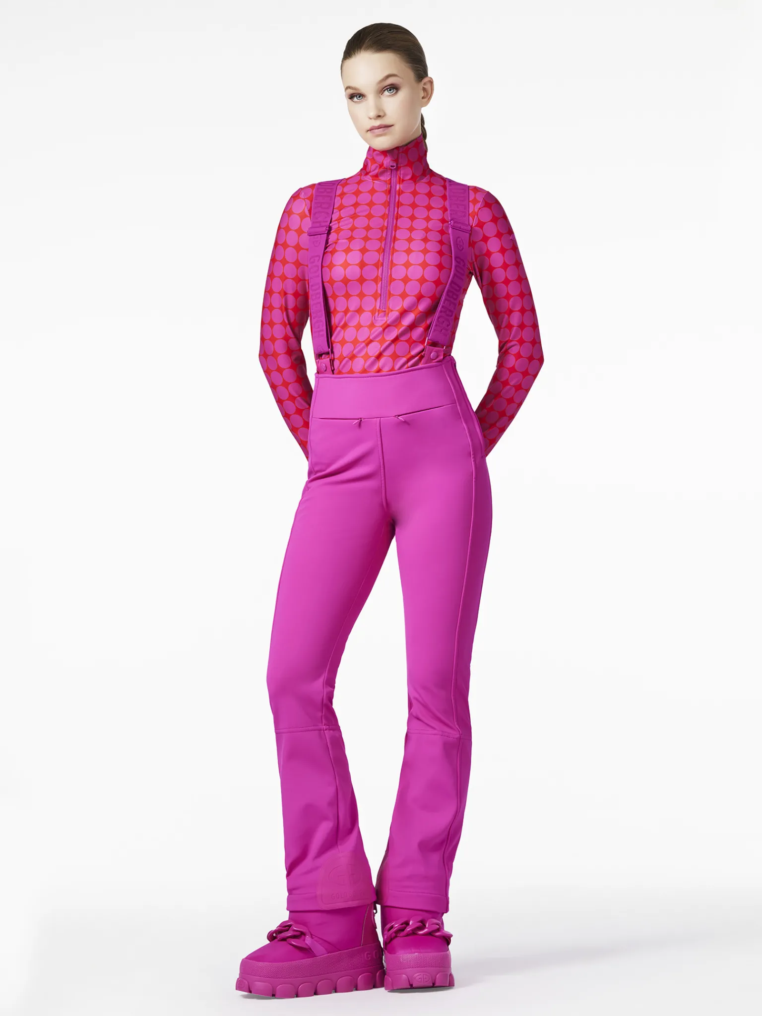 Ski Broeken-Goldbergh HIGH END Ski Pants passion pink