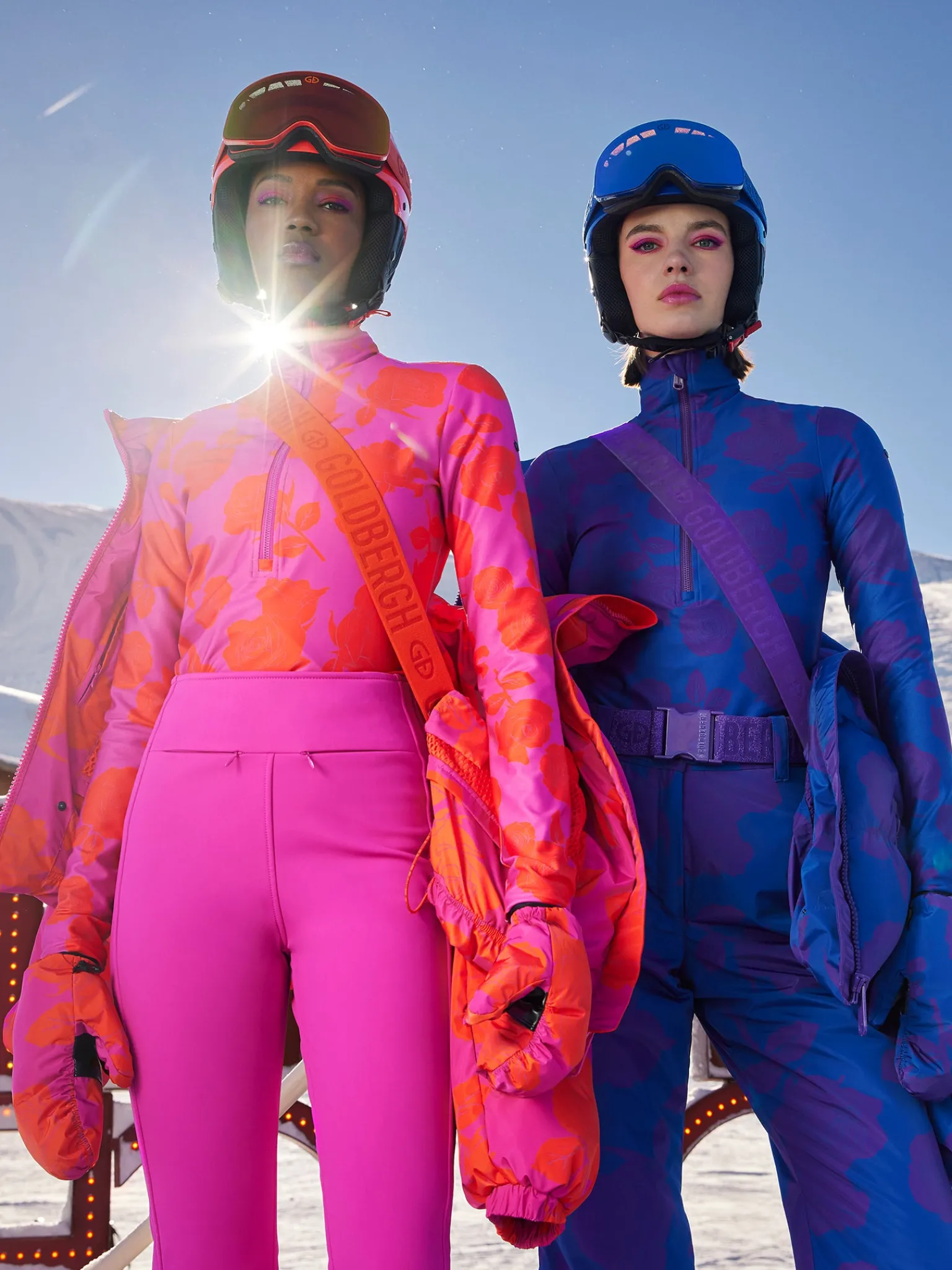 Ski Broeken-Goldbergh HIGH END Ski Pants passion pink