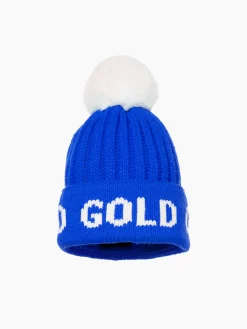 Accessories|Hats & Beanies-Goldbergh HODD Beanie dazzling blue