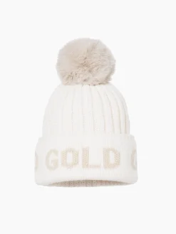 Accessories|Hats & Beanies-Goldbergh HODD Beanie cream