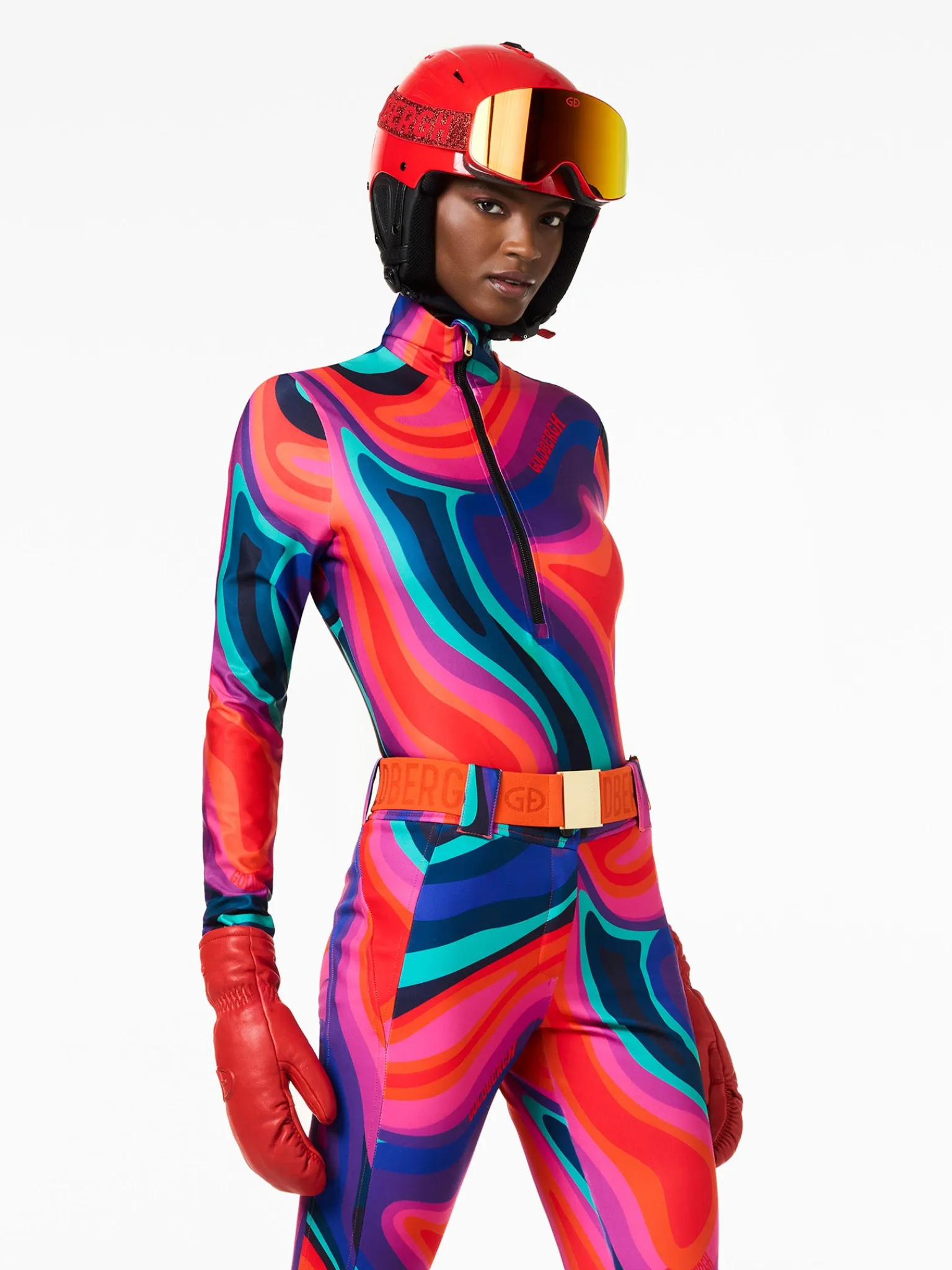 Longsleeves & T-Shirts|Pully'S-Goldbergh ILLUSION Ski Pully absinthe rainbow