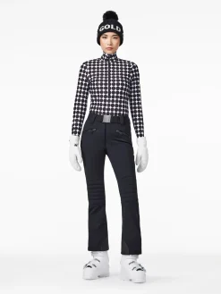 Longsleeves & T-Shirts|Pully'S-Goldbergh IMPRESS Ski Pully black retro dot