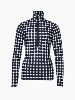 Longsleeves & T-Shirts|Pully'S-Goldbergh IMPRESS Ski Pully black retro dot