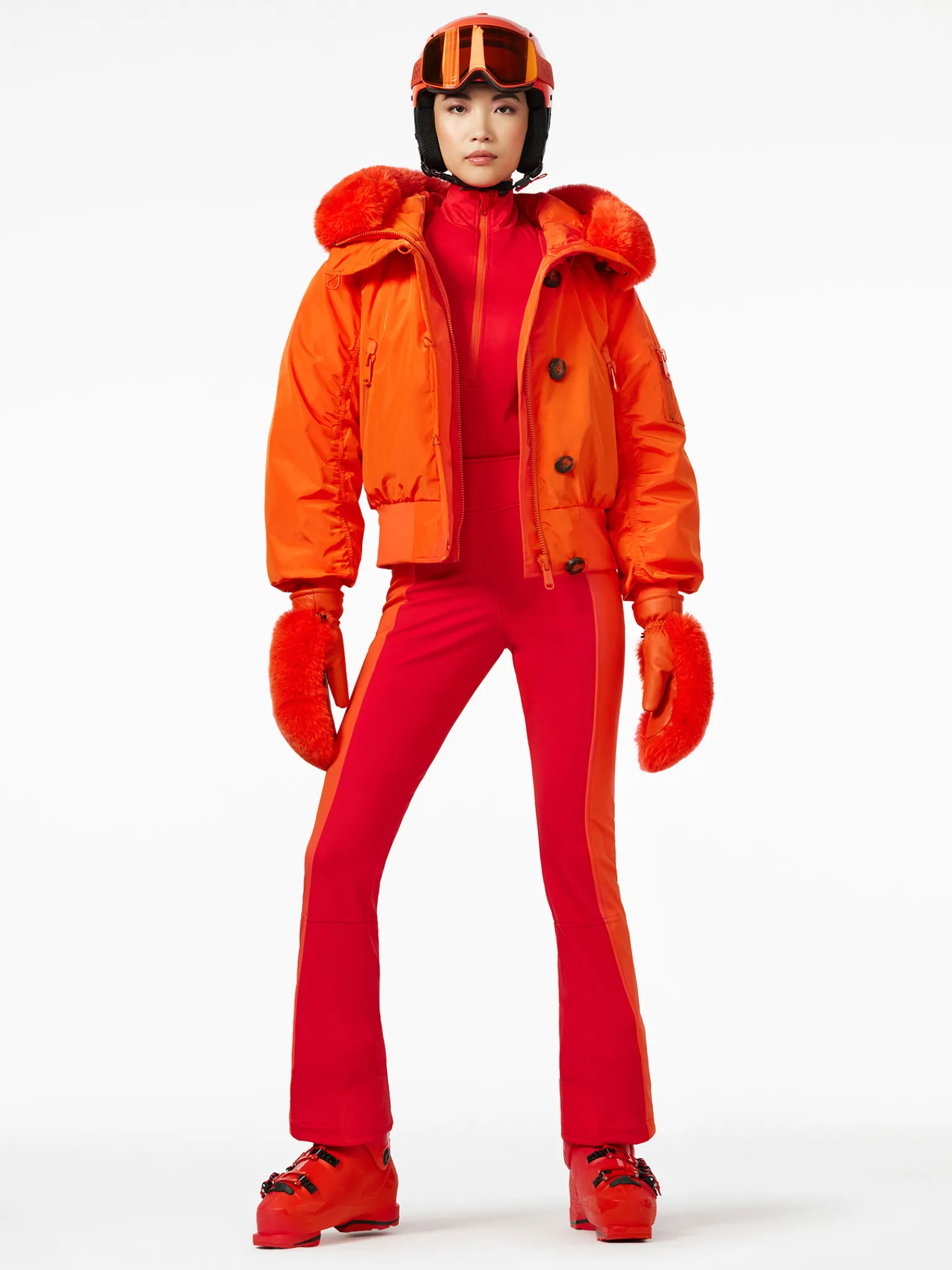 Ski Jassen-Goldbergh JEANNE Ski Jacket orange