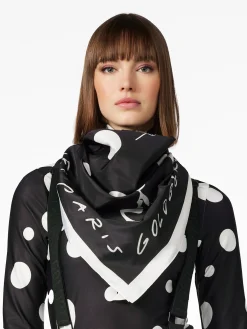 Accessories|Accessories-Goldbergh LA COURSE Scarf black