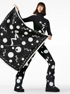 Accessories|Accessories-Goldbergh LA COURSE Scarf black