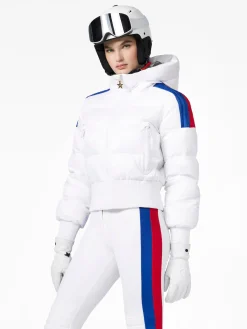 Ski Jassen-Goldbergh LA FACE Ski Jacket white