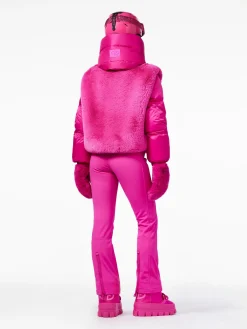 Ski Jassen-Goldbergh LA REINE Ski Jacket passion pink