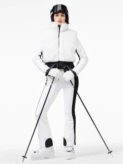 Ski Jassen-Goldbergh LINA Ski Bodywarmer cream