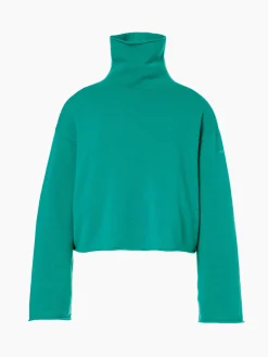 Chalet Wear|Sweaters & Hoodies-Goldbergh LOURDES Gebreide Trui Met Lange Mouwen ice green