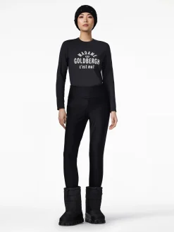 Longsleeves And T-Shirts|Longsleeves & T-Shirts-Goldbergh MADAME Long Sleeve Tee black