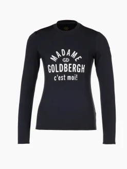 Longsleeves And T-Shirts|Longsleeves & T-Shirts-Goldbergh MADAME Long Sleeve Tee black