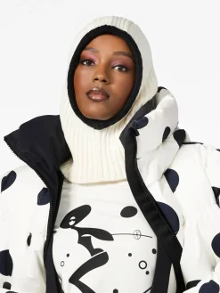 Accessories|Hats & Beanies-Goldbergh MARGOT Balaclava cream/black