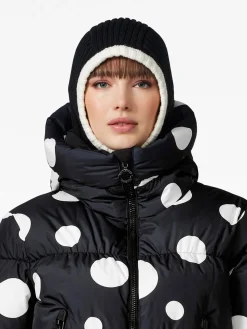 Accessories|Hats & Beanies-Goldbergh MARGOT Balaclava black/cream