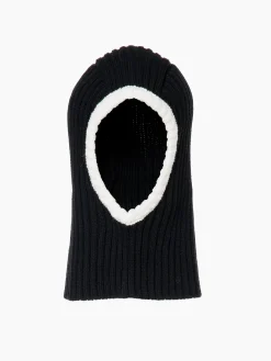 Accessories|Hats & Beanies-Goldbergh MARGOT Balaclava black/cream