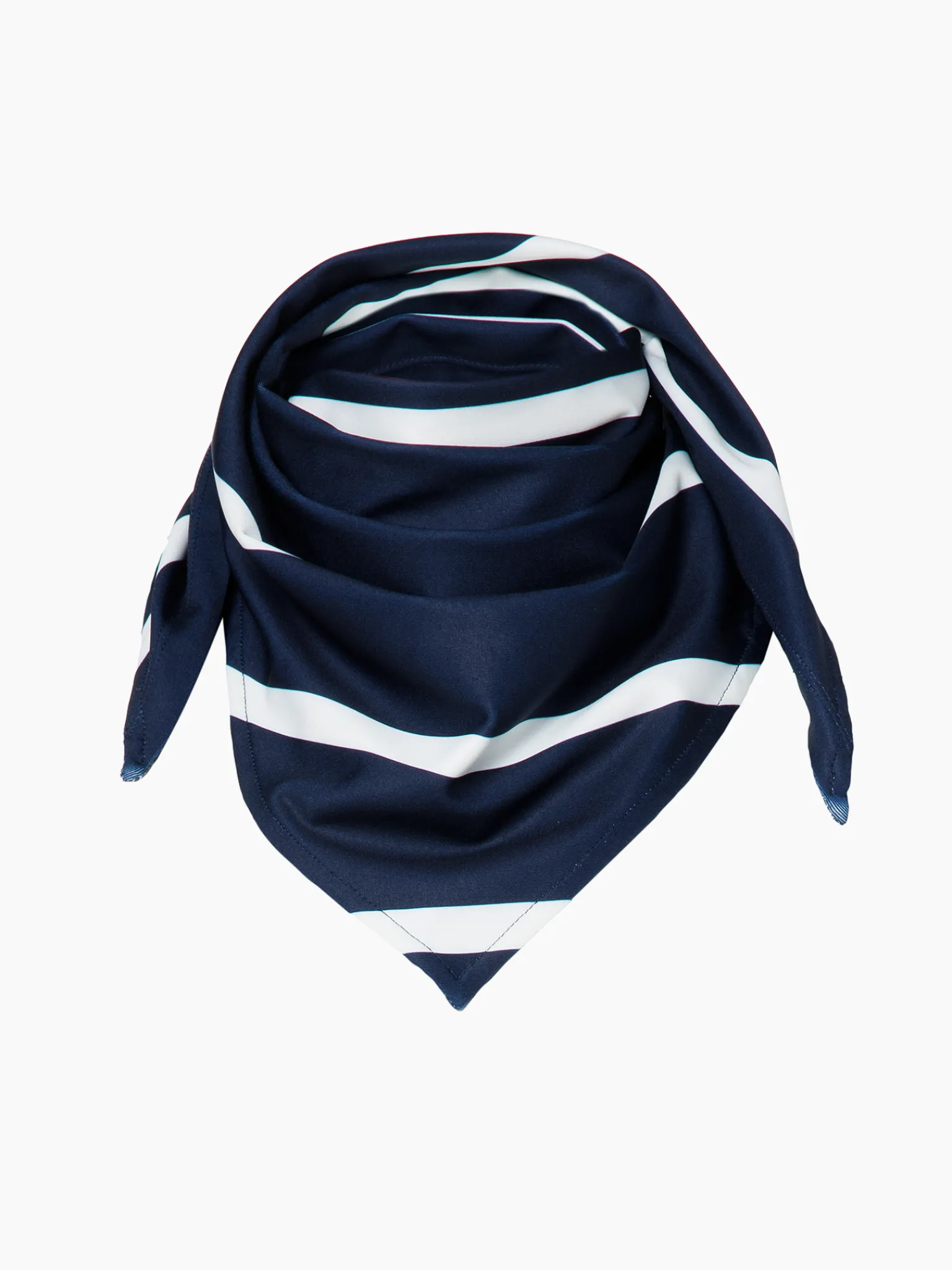 Accessories-Goldbergh MARINE Scarf breton stripe blue/cream