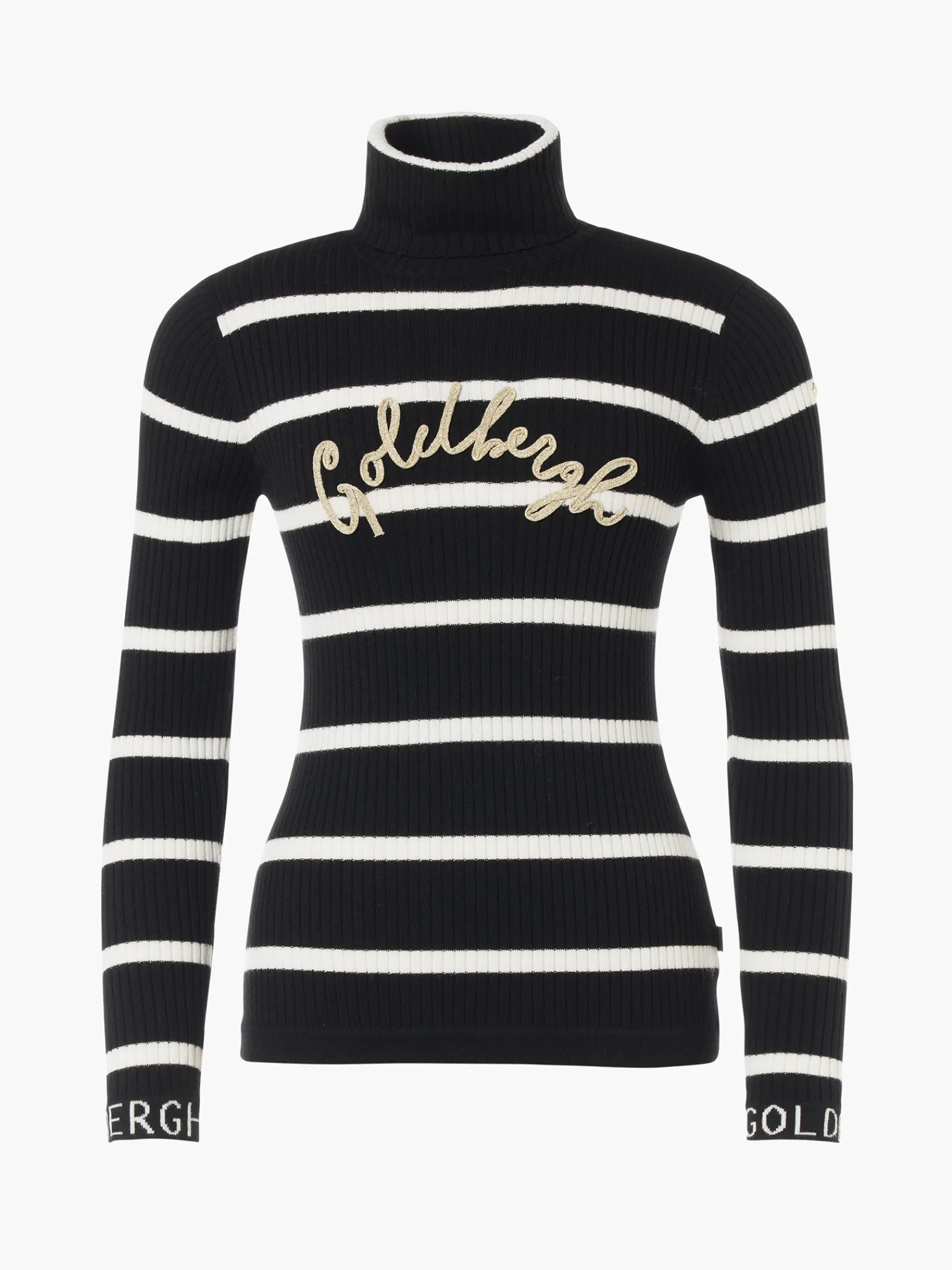 Longsleeves And T-Shirts|Sweaters & Hoodies-Goldbergh MIMI Long Sleeve Knit Sweater breton stripe blue/cream