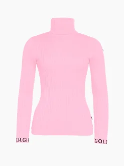 Chalet Wear|Longsleeves And T-Shirts-Goldbergh MIRA Long Sleeve Knit Sweater passion pink
