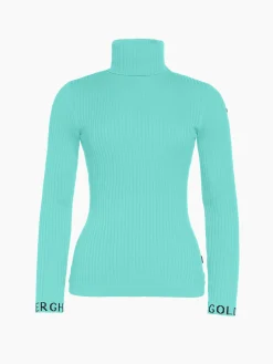 Chalet Wear|Longsleeves And T-Shirts-Goldbergh MIRA Long Sleeve Knit Sweater ice green