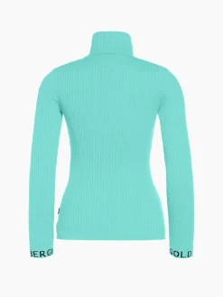 Chalet Wear|Longsleeves And T-Shirts-Goldbergh MIRA Long Sleeve Knit Sweater ice green