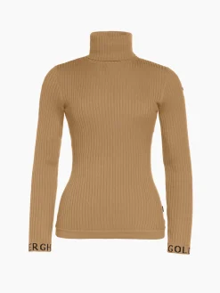 Chalet Wear|Longsleeves And T-Shirts-Goldbergh MIRA Long Sleeve Knit Sweater marmottes