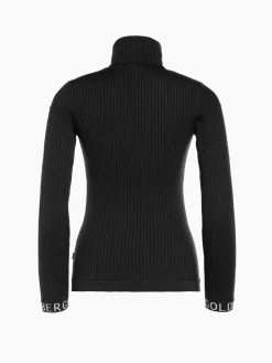 Chalet Wear|Longsleeves And T-Shirts-Goldbergh MIRA Long Sleeve Knit Sweater black