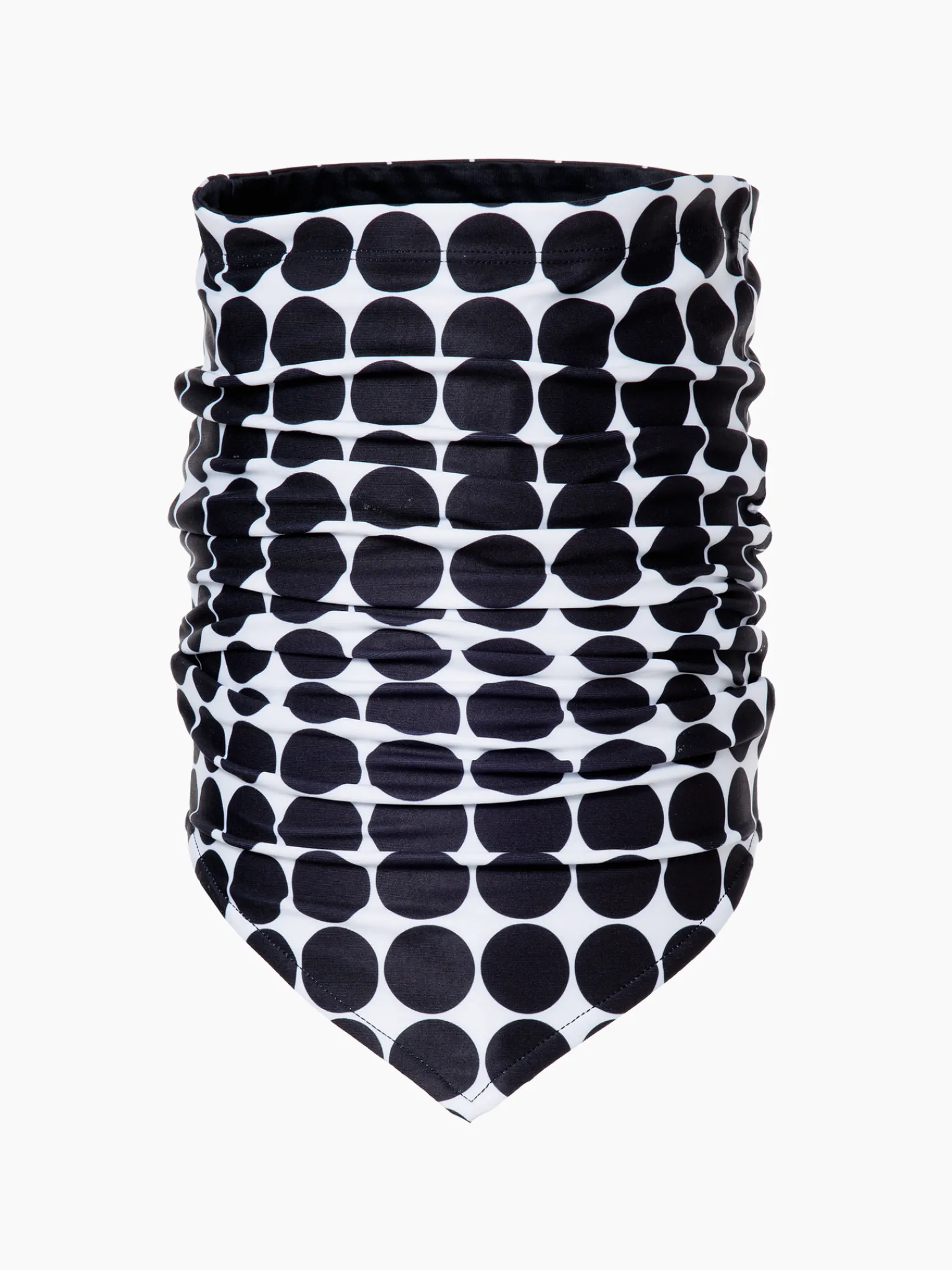 Accessories-Goldbergh NOSTALGIA Neckwarmer black retro dot
