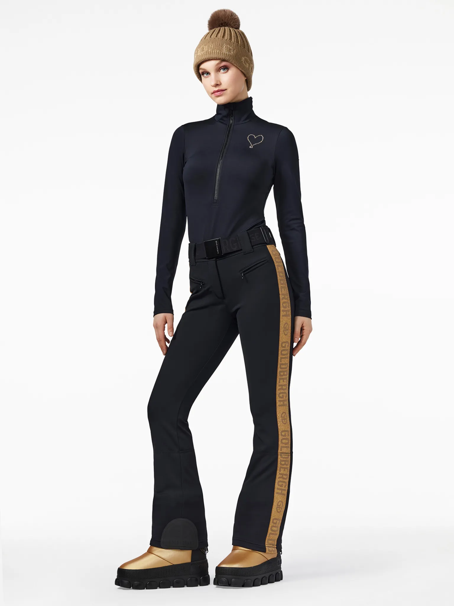 Longsleeves & T-Shirts-Goldbergh Ora black