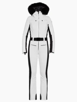 Ski Pakken-Goldbergh PARRY FAUX BORDER Ski Suit white