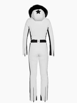 Ski Pakken-Goldbergh PARRY FAUX BORDER Ski Suit white