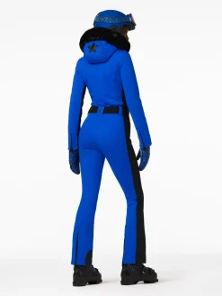 Ski Pakken-Goldbergh PARRY LONG FAUX BORDER Ski Suit dazzling blue