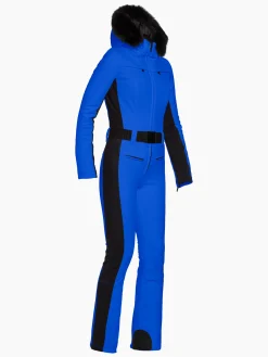 Ski Pakken-Goldbergh PARRY LONG FAUX BORDER Ski Suit dazzling blue