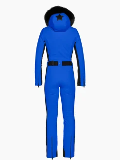 Ski Pakken-Goldbergh PARRY LONG FAUX BORDER Ski Suit dazzling blue